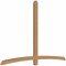 Ekena Millwork Bellingham Timber Gable Bracket, Western Red Cedar, 96"W x 64"H x 3 1/2"D x 3 1/2"F, 16/12 Pitch GBW096X64X0404BEL00SWR - alternate 5